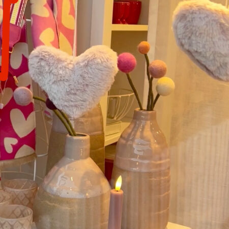 Trockenblumen-Vase bauchig