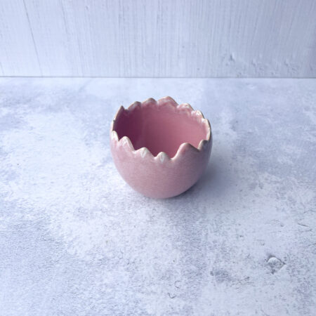 Keramik Ei, rosa