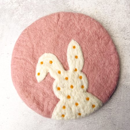 Filz Untersetzer "Hase"