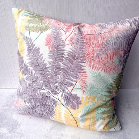 Kissen "Farn" pastellfarben