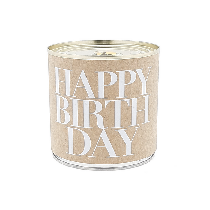 Cancake "Happy Birthday" Kraftpapier - Brownie in der Dose, Kuchen