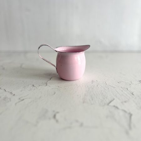 Kleines Metall-Kännchen, rosa