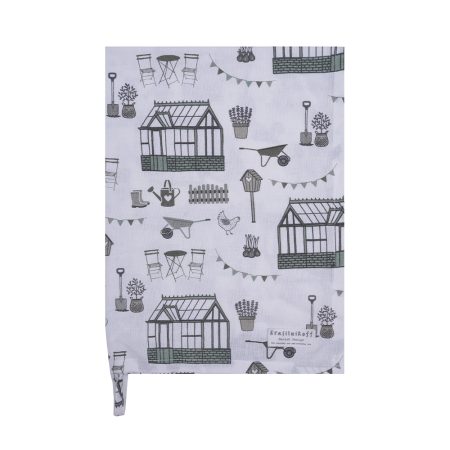 Krasilnikoff Geschirrtuch, My Garden, green