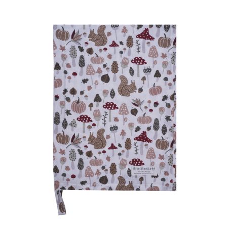 Krasilnikoff Geschirrtuch, Autumn rose, HERBST-SALE