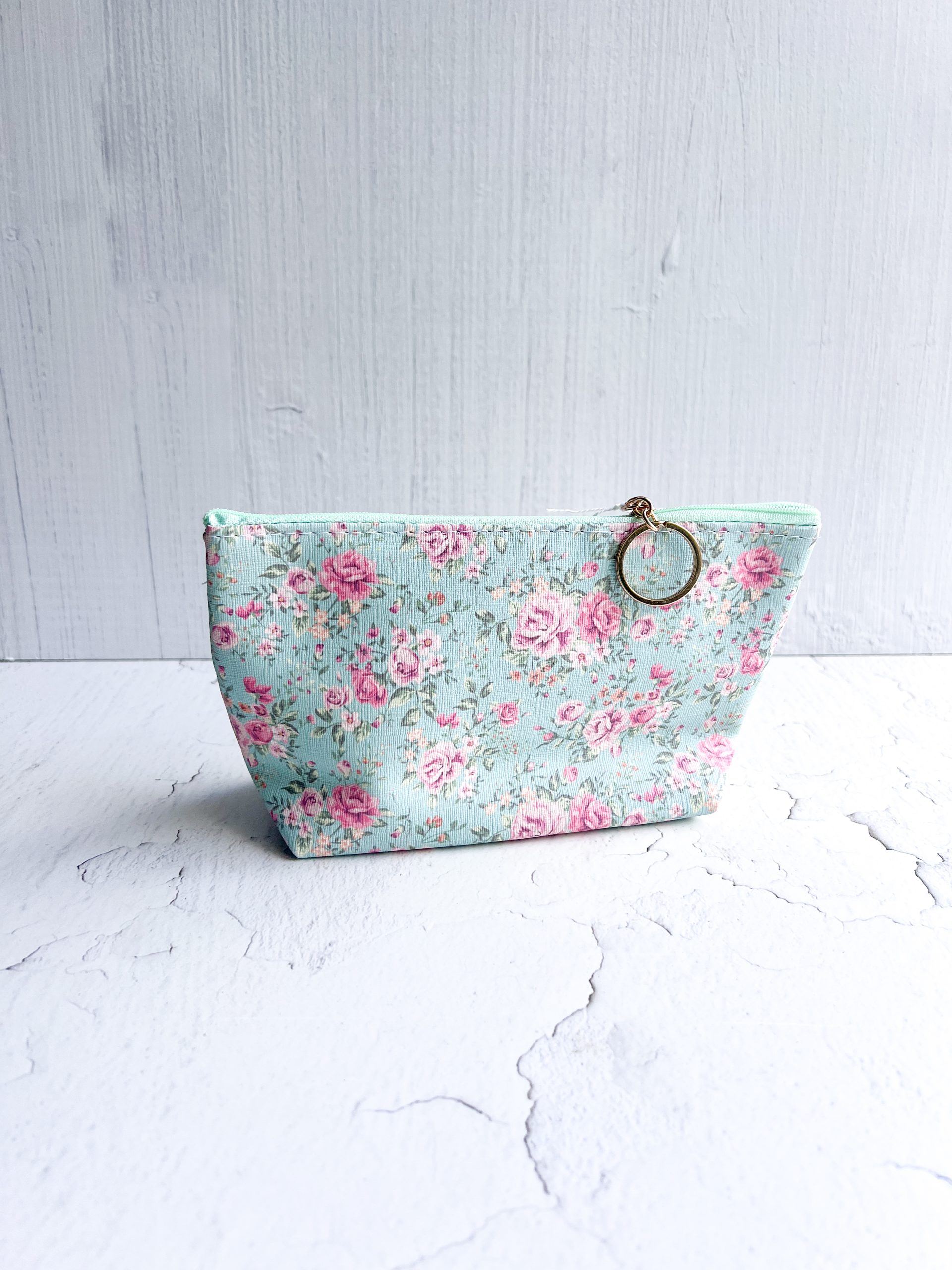Kosmetiktasche, rosa- mint, klein