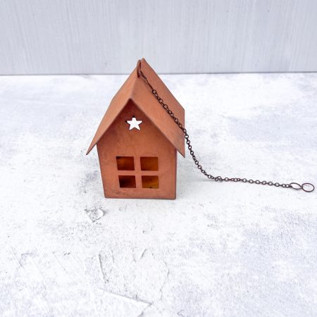 Kleines DekoHäuschen, Stern, rostig