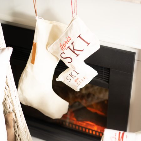 Weihnachtsstrumpf, naturweiß