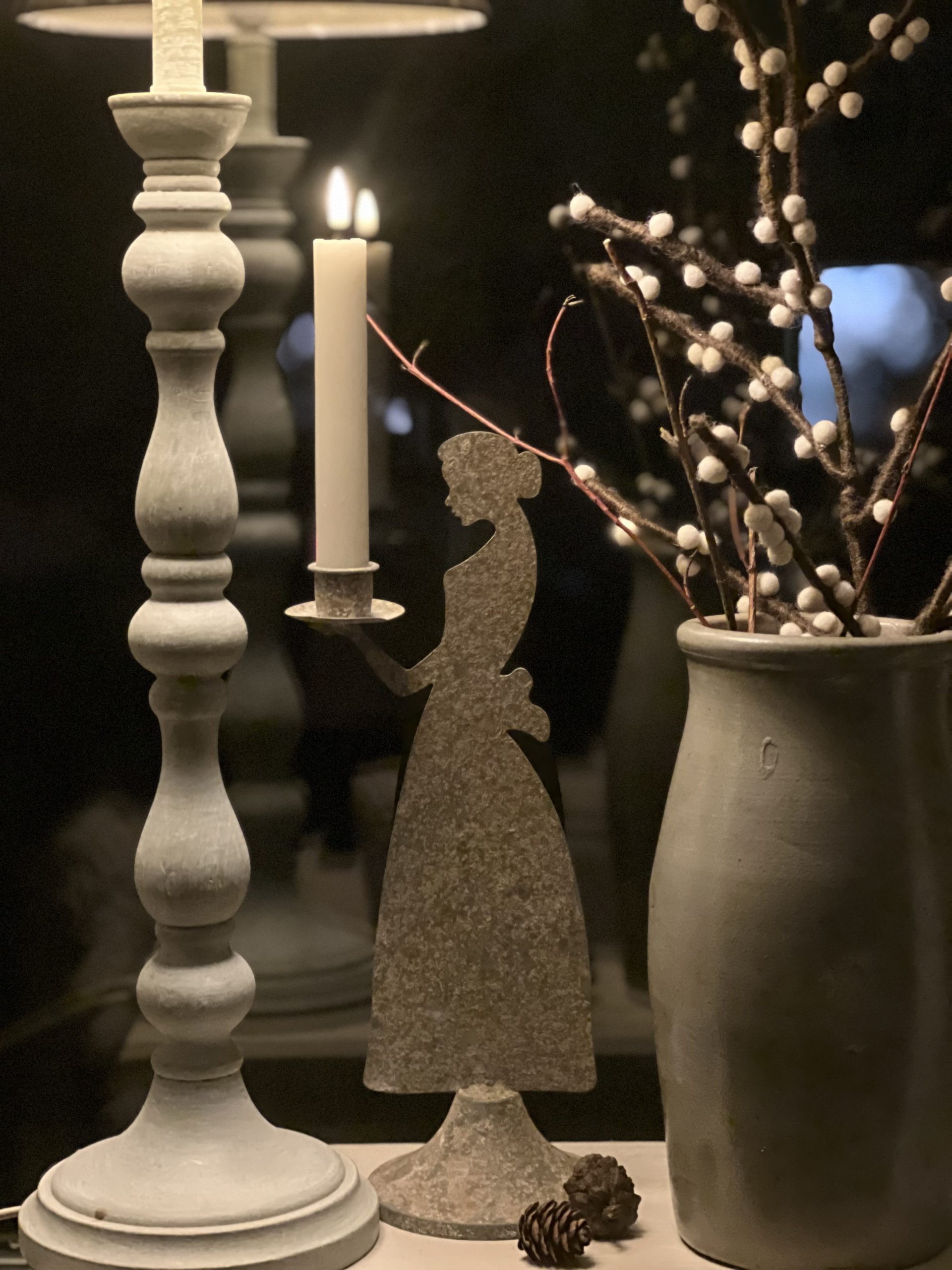 Kerzenständer "Lady", Damensilhouette – Bild 5