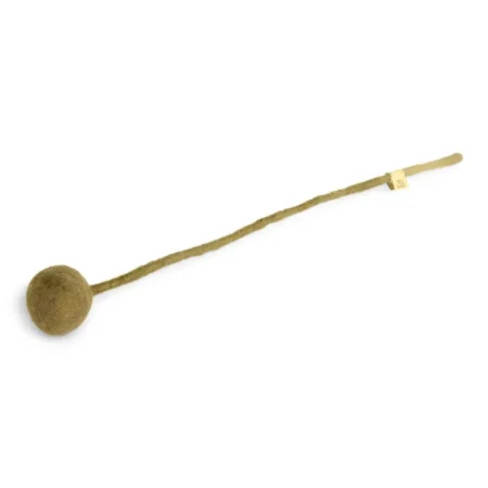 Trommelstock Blume, mittel, Green, aus Filz