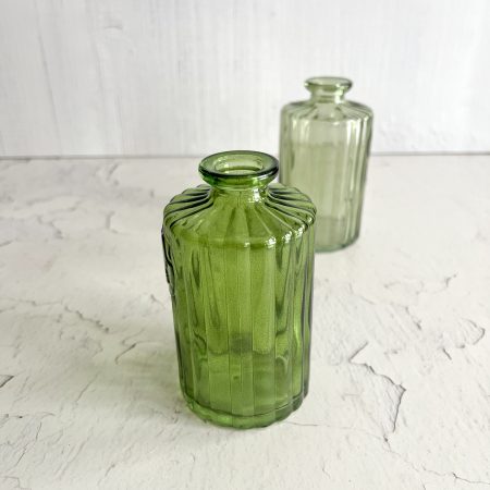 Flasche,Vase dunkel-grün