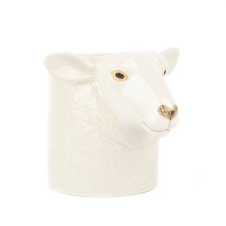 Becher, Schaf naturweiß, Pencil Pot
