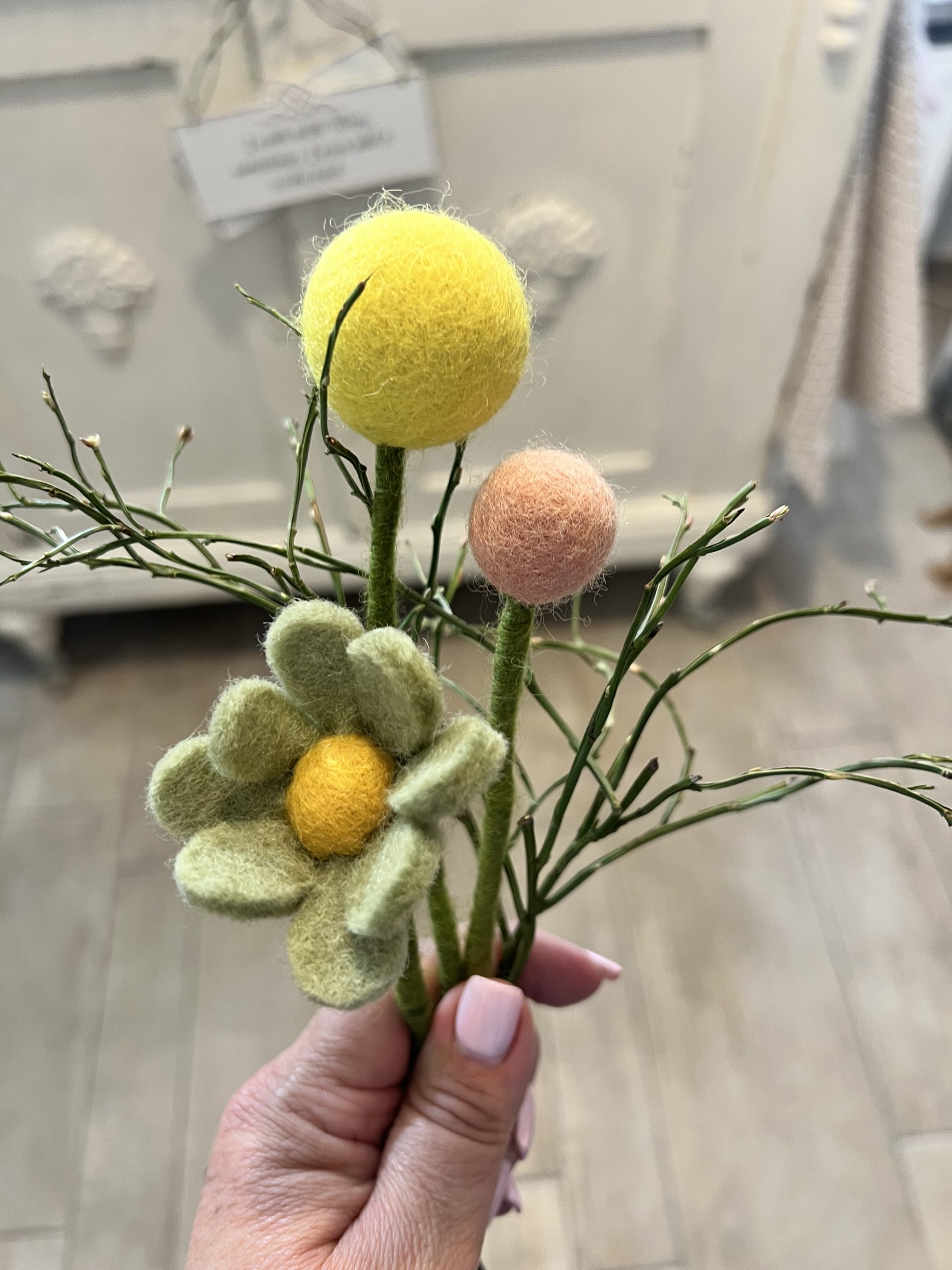 SOMMERWOCHEN Angebot, Sonnengeküsst #6 Vase + Filzblumen – Bild 2