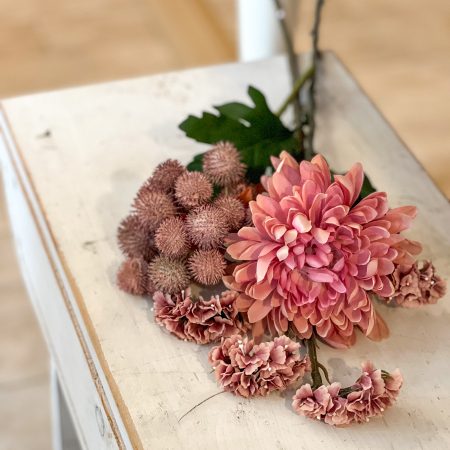 SOMMERWOCHEN Angebot, Spätsommerglück,#1 Strauß in herbstlichem Rosa
