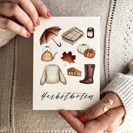 Karte, Herbstboten